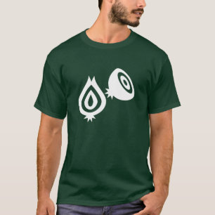 Camiseta T-shirt do pictograma da cebola