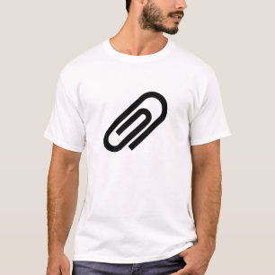 Camiseta T-shirt do pictograma do clipe