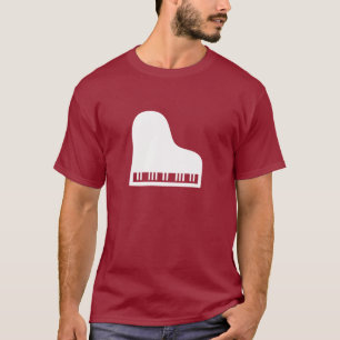 Camiseta T-shirt do pictograma do piano