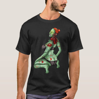 Camiseta T-shirt do Pin-Acima do zombi