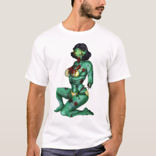 Camiseta T-shirt do Pin-Acima do zombi
