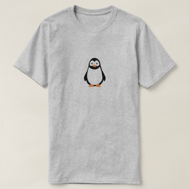 Camiseta T-shirt do pinguim (Frente do Design)