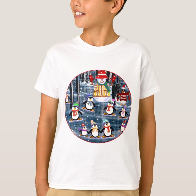 Camiseta T-shirt do pinguim (Frente)