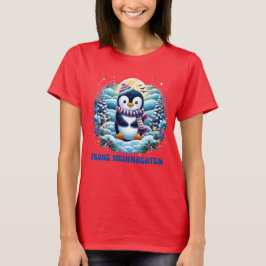 Camiseta T-shirt do Pinguim-Cuta-Inverno