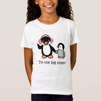 Camiseta T-shirt do pinguim da irmã mais velha
