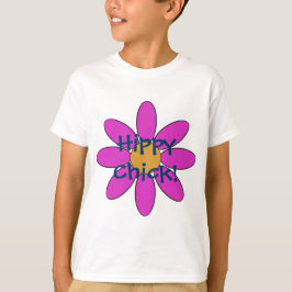 Camiseta T-shirt do pintinho do hippy