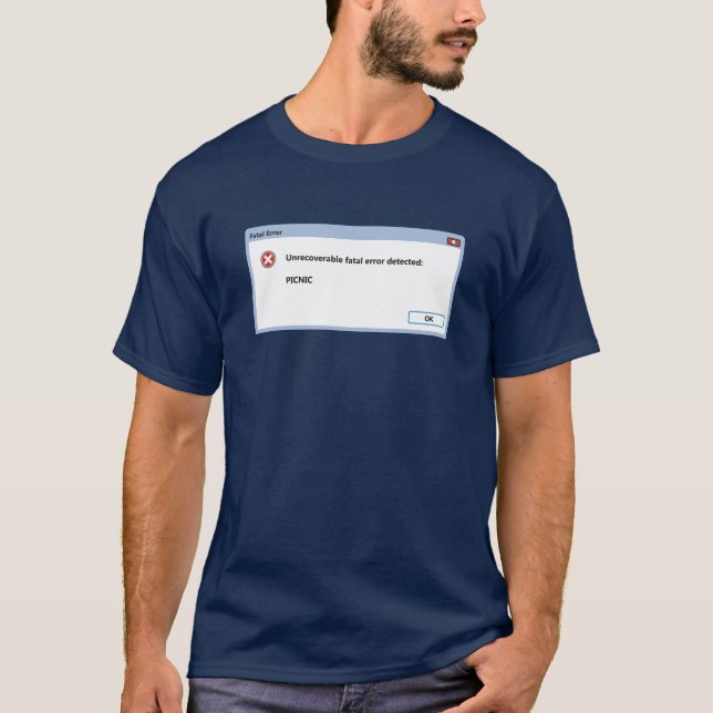 Camiseta T-shirt do PIQUENIQUE (problema na cadeira, não no (Frente)
