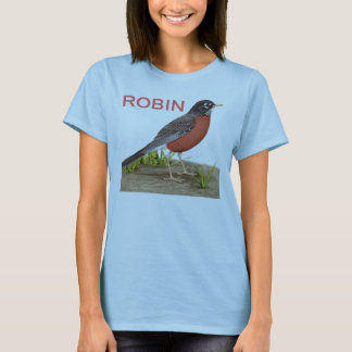 Camiseta T-shirt do pisco de peito vermelho