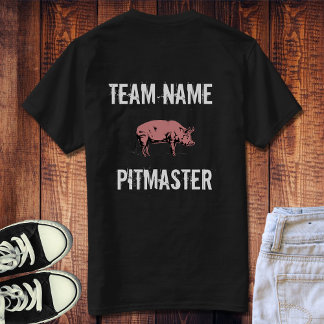 Camiseta t-shirt do Pitmaster da Equipe Personalizada de CH