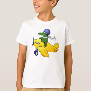 Camiseta T-shirt do plano do jacaré dos miúdos