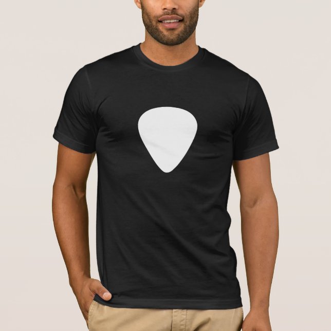 Camiseta T-shirt do plectro da guitarra (picareta) (Frente)