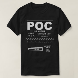 Camiseta T-shirt do POC do aeroporto de campo de Brackett