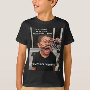 Camiseta T-shirt do poder do açúcar dos miúdos