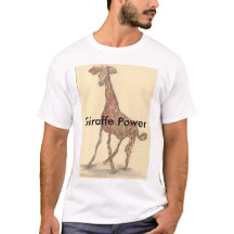 T-shirt do poder do girafa