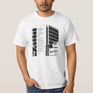 Camiseta T-shirt do poema do movimento de Sheffield Hallam