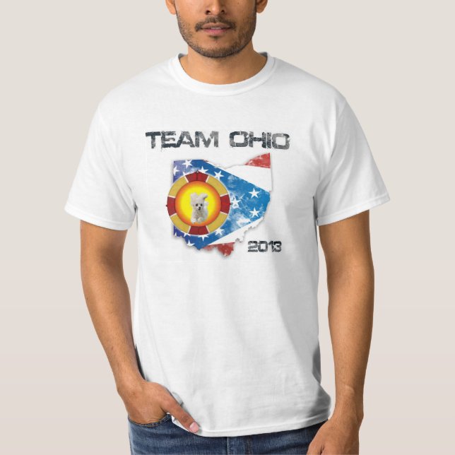 Camiseta T-shirt do "ponto" da caniche de brinquedo (Frente)