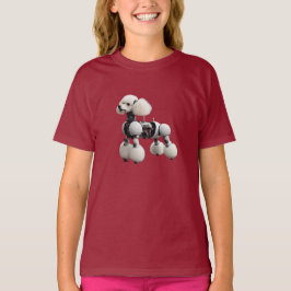 Camiseta T-Shirt do Poodle Robot
