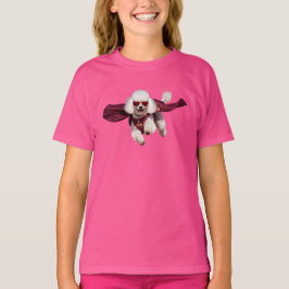 Camiseta T-Shirt do Poodle Super Herói