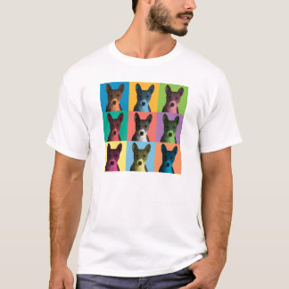 Camiseta T-shirt do pop art de Basenji