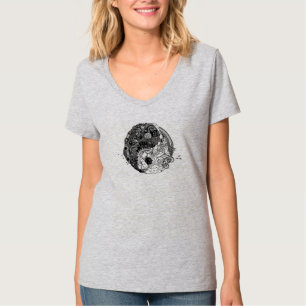 Camiseta T-shirt do pop art de Nancy (pescoço do Vee)