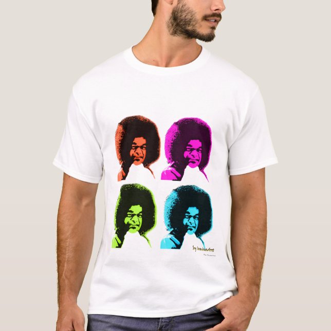 Camiseta T-shirt do pop art do babá de Sai (Frente)