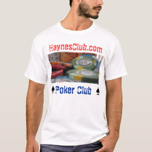 Camiseta T-shirt do póquer do clube de Haynes
