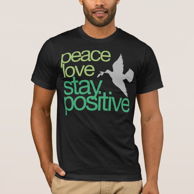 Camiseta T-shirt do positivo da estada (Frente)