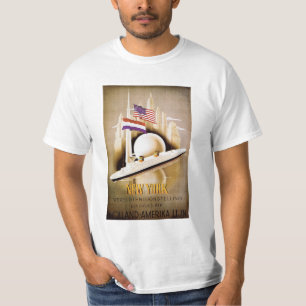 Camiseta T-shirt do poster de Holland Amerika New York