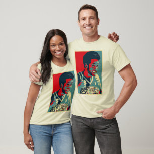 Camiseta T-shirt do poster do Obama-Estilo de Justin
