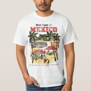 Camiseta T-shirt do povoado indígeno de México do vintage