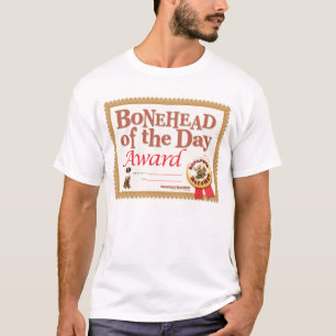 Camiseta T-shirt do prêmio do Bonehead