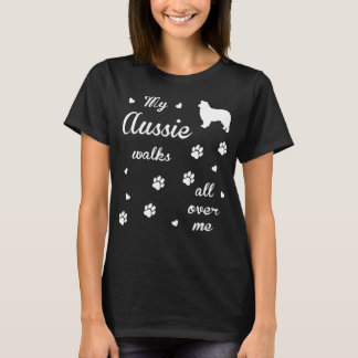Camiseta T-shirt do presente de Aussiedoodle para amantes