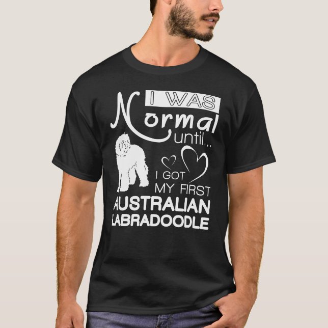 Camiseta T-shirt do presente de Labradoodle do australiano (Frente)