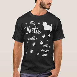 Camiseta T-shirt do presente de Westie para amantes do cão
