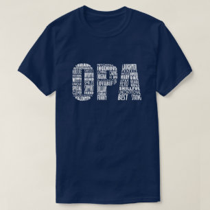 Camiseta T-shirt do presente do dia dos pais do vovô de Op