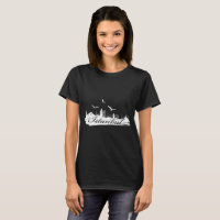 T-shirt do preto da ponte de Istambul Bosphorus