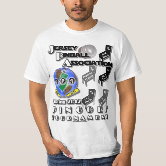 Camiseta T-shirt do primavera 2012 JPA PinGolf (Frente)