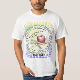 Camiseta t-shirt do professor de Geografia