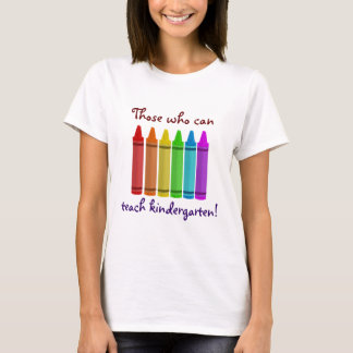 Camiseta T-shirt do professor de jardim de infância