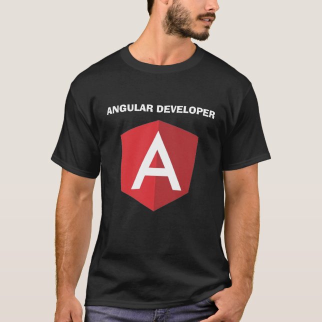 Camiseta T-Shirt do Programador Angular (Frente)