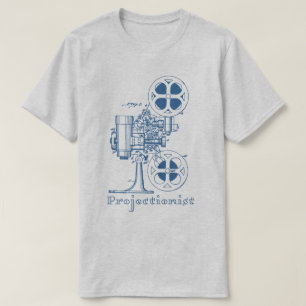 Camiseta T-shirt do projetista (design azul)