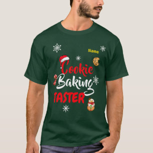 Camiseta T-shirt do provador do cozimento do biscoito