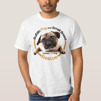 Camiseta T-shirt do Pug do búfalo