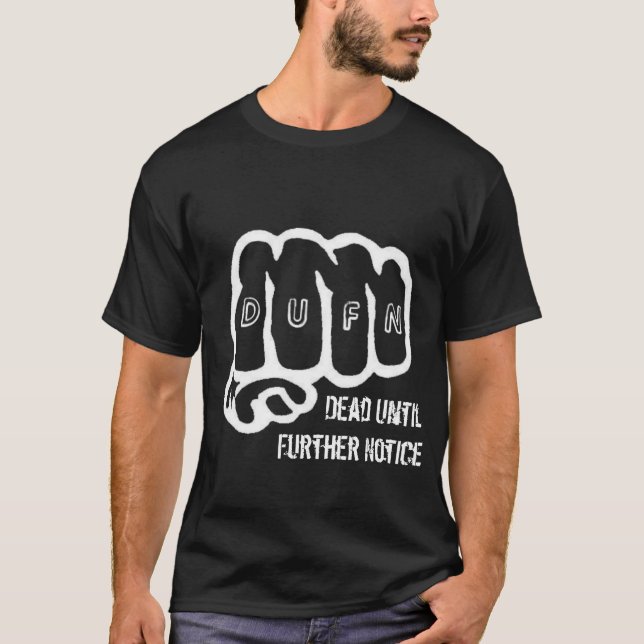 Camiseta T-shirt do punho de DUFN (Frente)