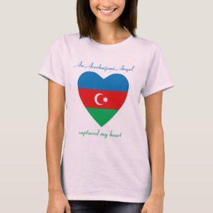 Camiseta T-shirt do querido da bandeira de Azerbaijan