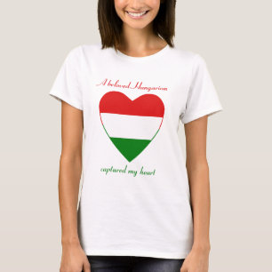 Camiseta T-shirt do querido da bandeira de Hungria
