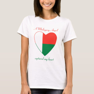 Camiseta T-shirt do querido da bandeira de Madagascar