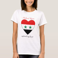 T-shirt do querido da bandeira de Syria