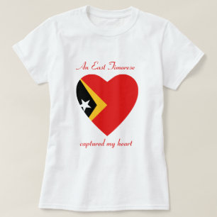 Camiseta T-shirt do querido da bandeira de Timor-Leste
