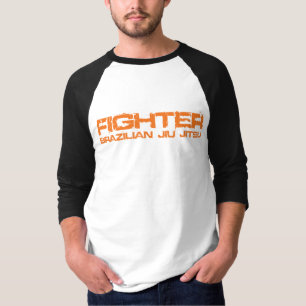 Camiseta T-shirt do Raglan do lutador de BJJ